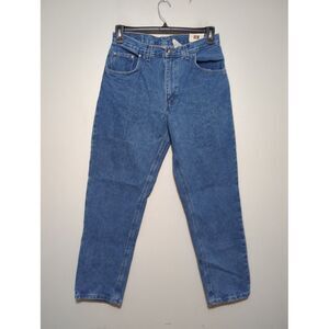 VTG Faded Glory Mens Original Fit USA Made Blue Denim American Workwear Sz 33X30